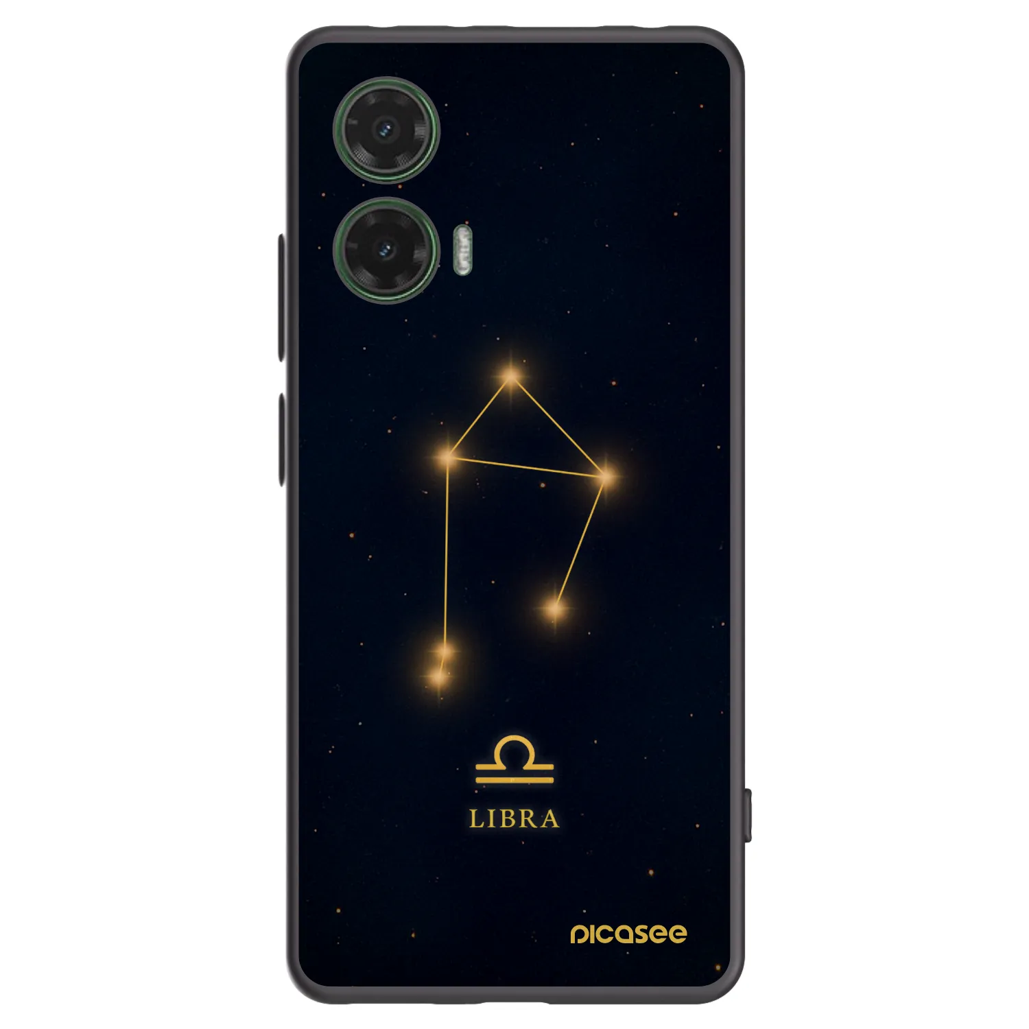 Picasee silikónový čierny obal pre Motorola Moto G35 5G - LIBRA