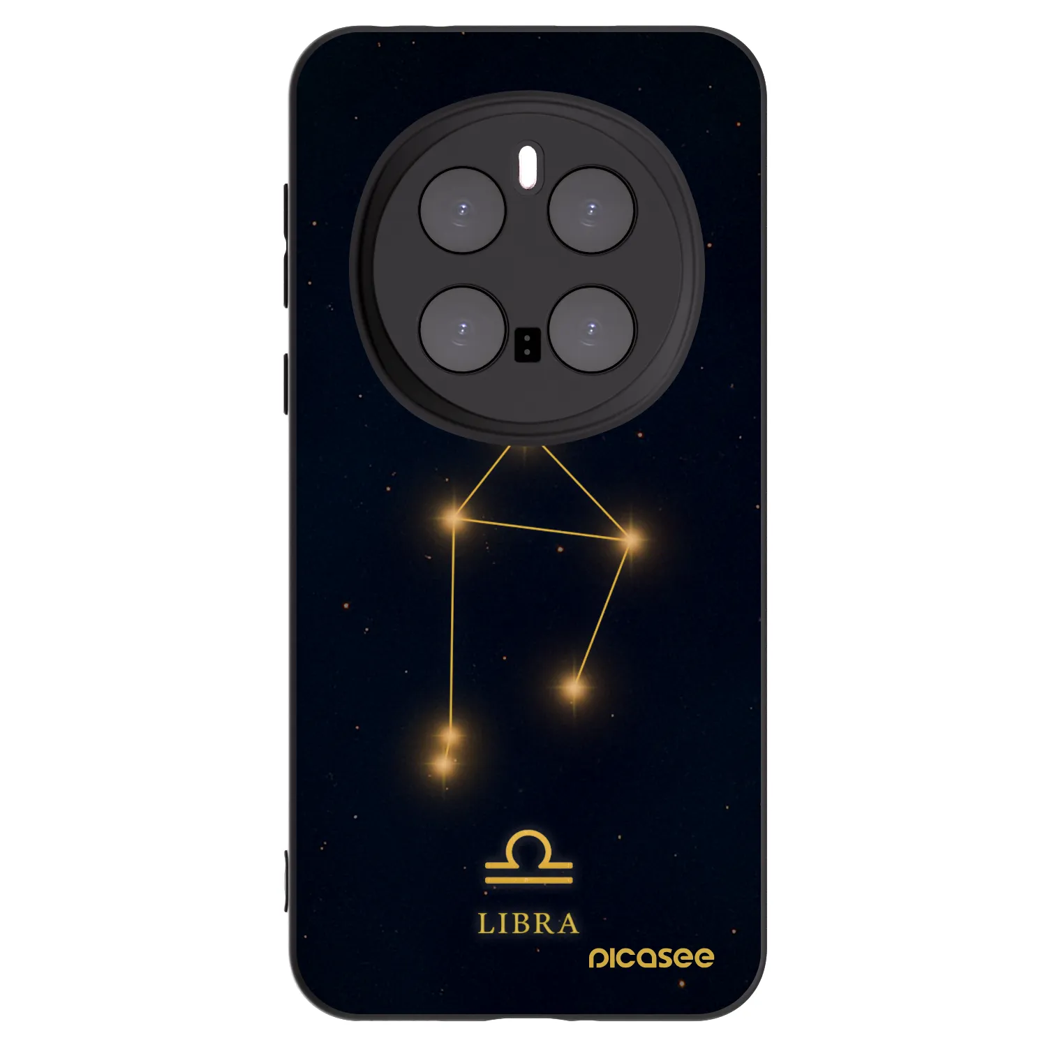Picasee silikónový čierny obal pre Honor Magic7 Pro 5G - LIBRA