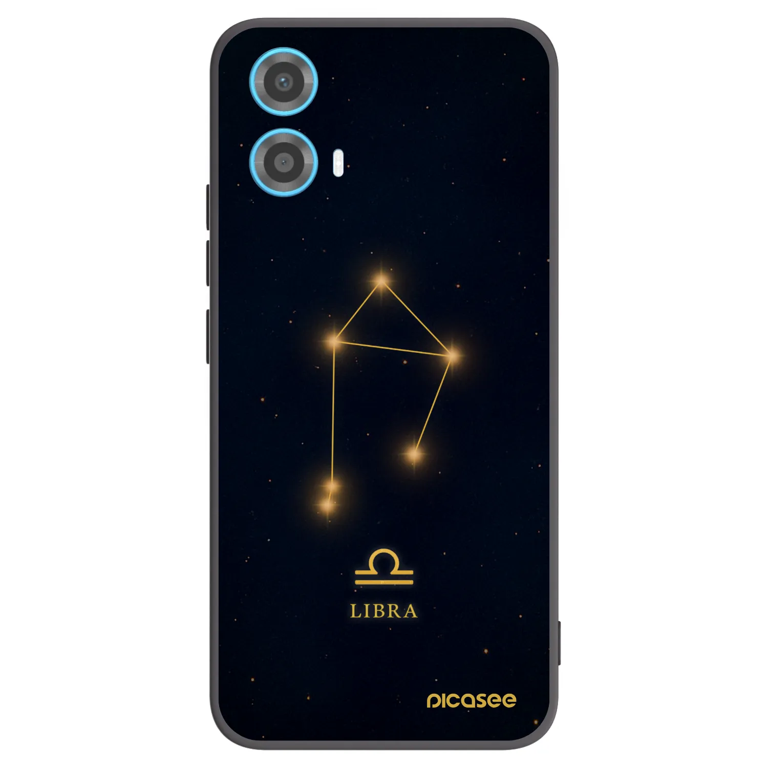 Picasee silikónový čierny obal pre Motorola Moto G34 5G - LIBRA