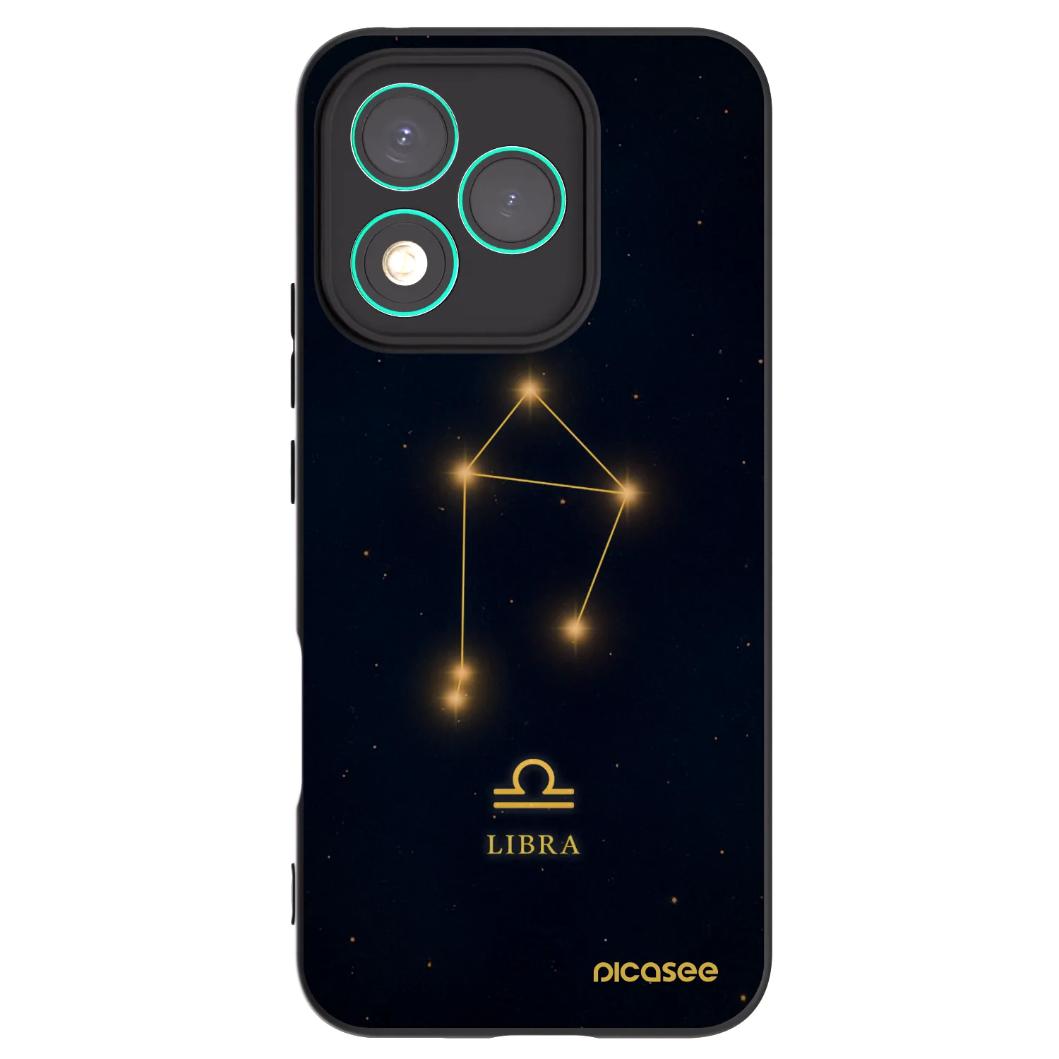 Picasee silikónový čierny obal pre Honor 400 Lite 5G - LIBRA