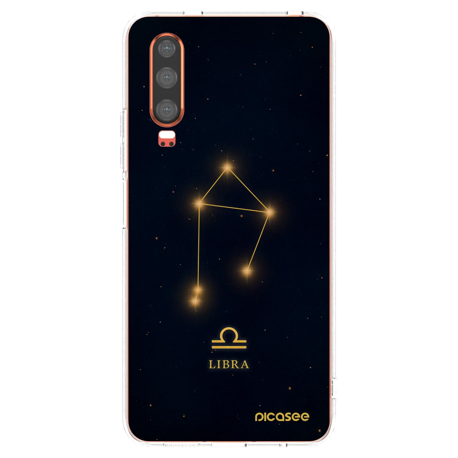 Picasee silikónový prehľadný obal pre Huawei P30 - LIBRA