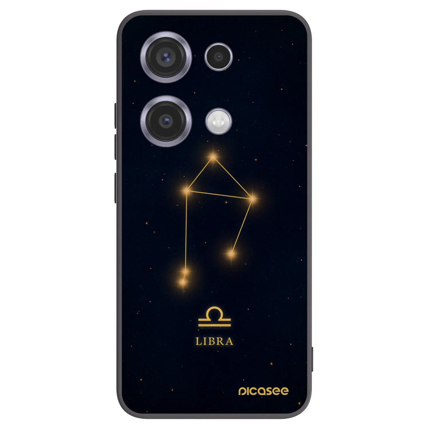 Picasee silikónový čierny obal pre Xiaomi Redmi Note 14S - LIBRA