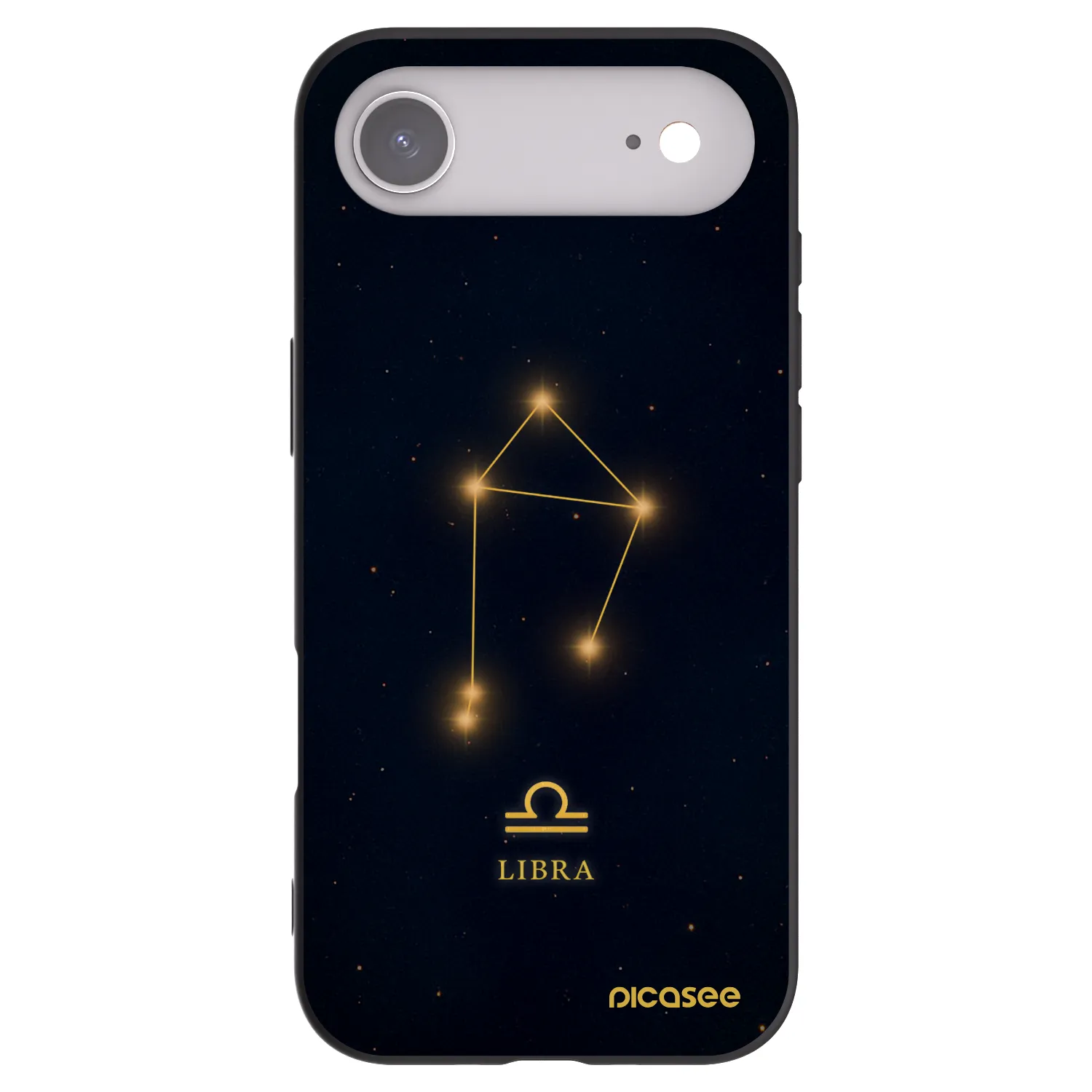 Picasee silikónový čierny obal pre Apple iPhone Air - LIBRA
