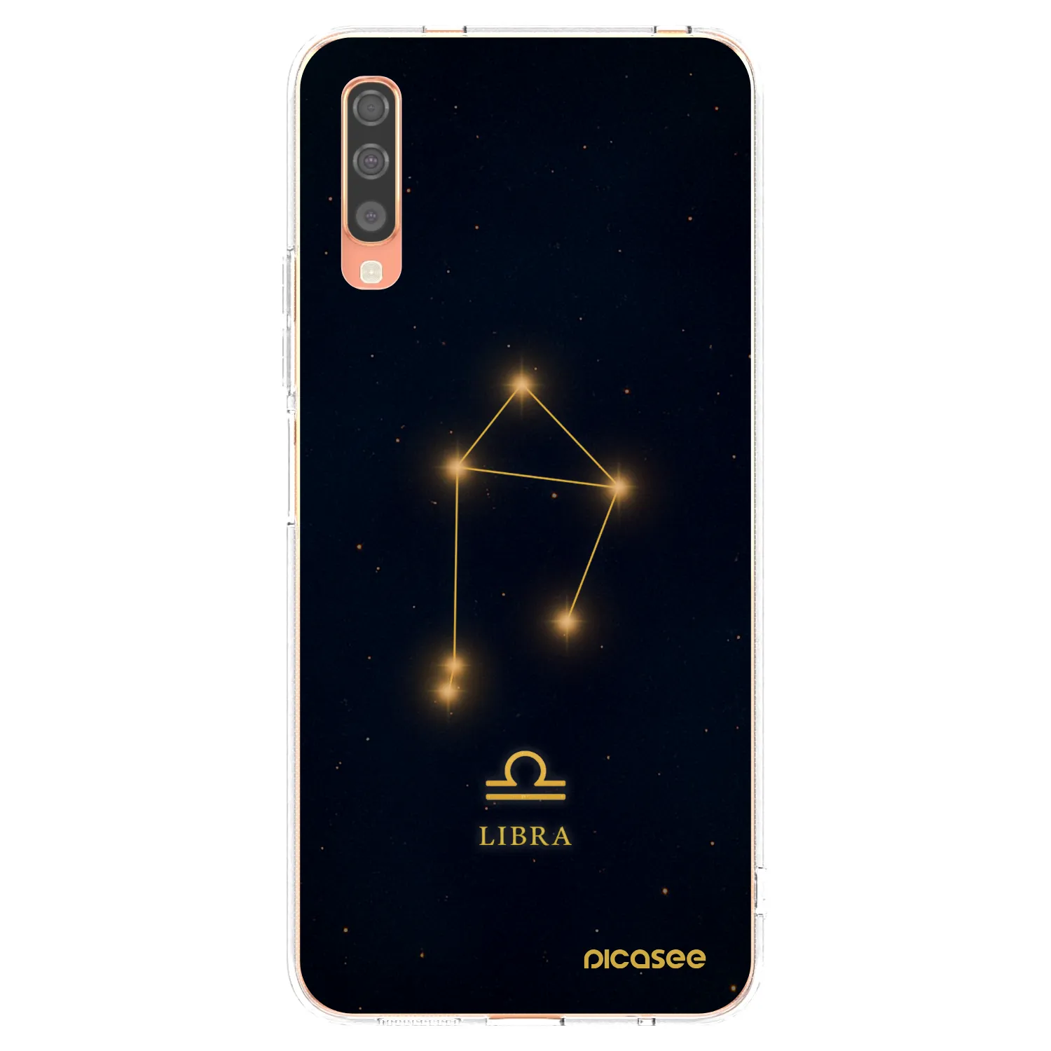 Picasee silikónový prehľadný obal pre Samsung Galaxy A70 A705F - LIBRA