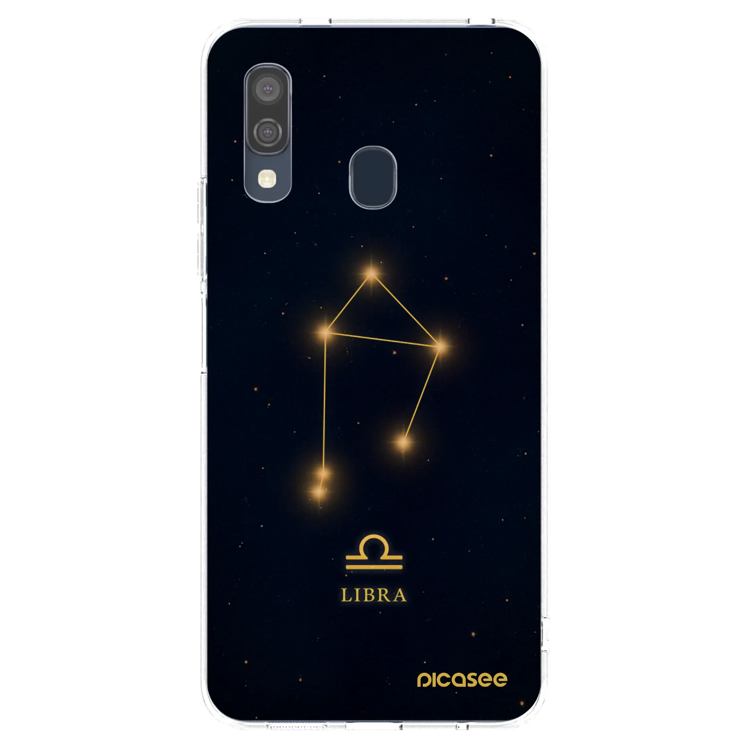 Picasee silikónový prehľadný obal pre Samsung Galaxy A40 A405F - LIBRA