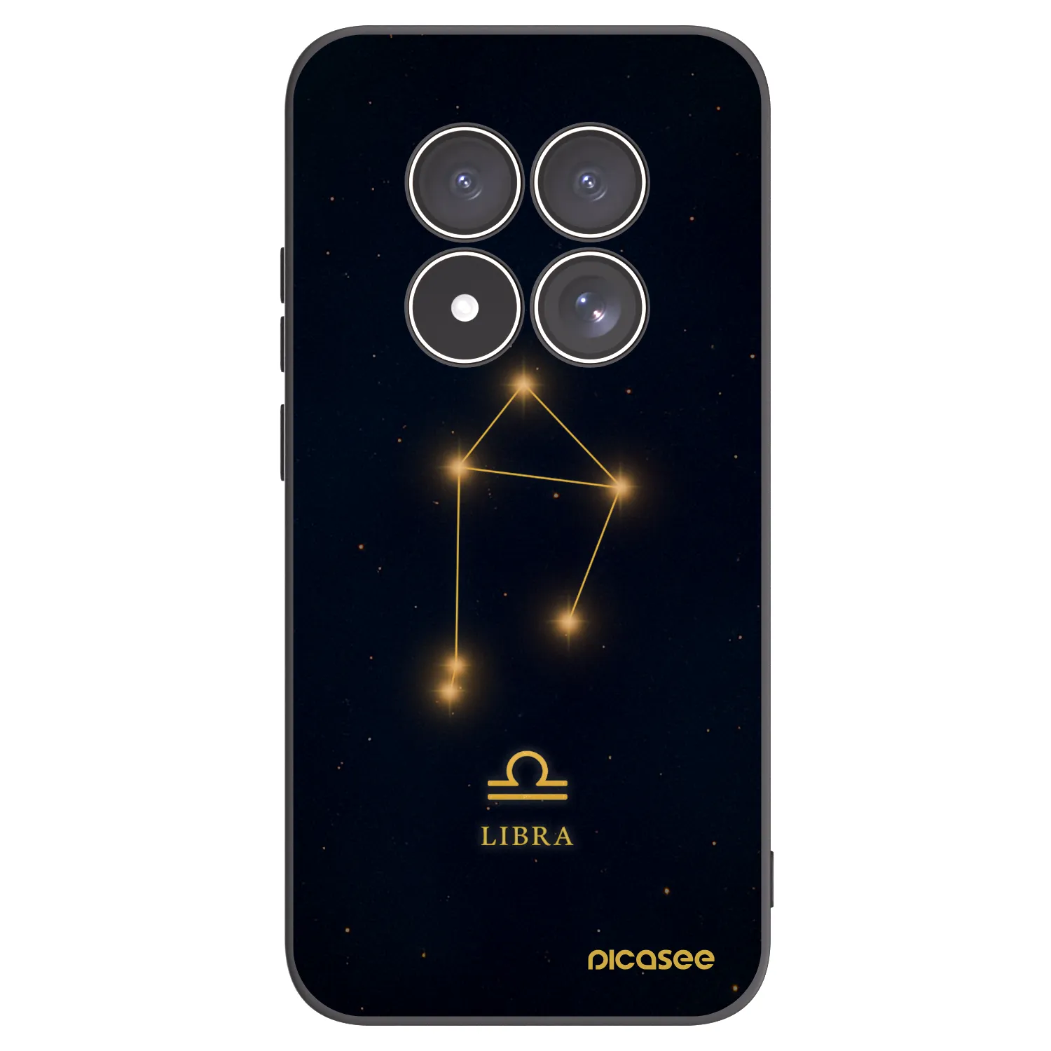 Picasee silikónový čierny obal pre Xiaomi Redmi Note 15 Pro 4G - LIBRA