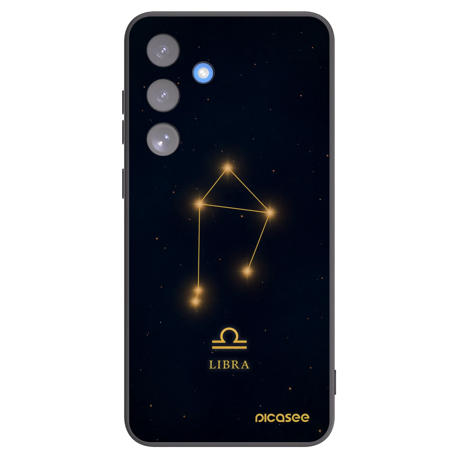 Picasee silikónový čierny obal pre Samsung Galaxy S25 FE 5G - LIBRA
