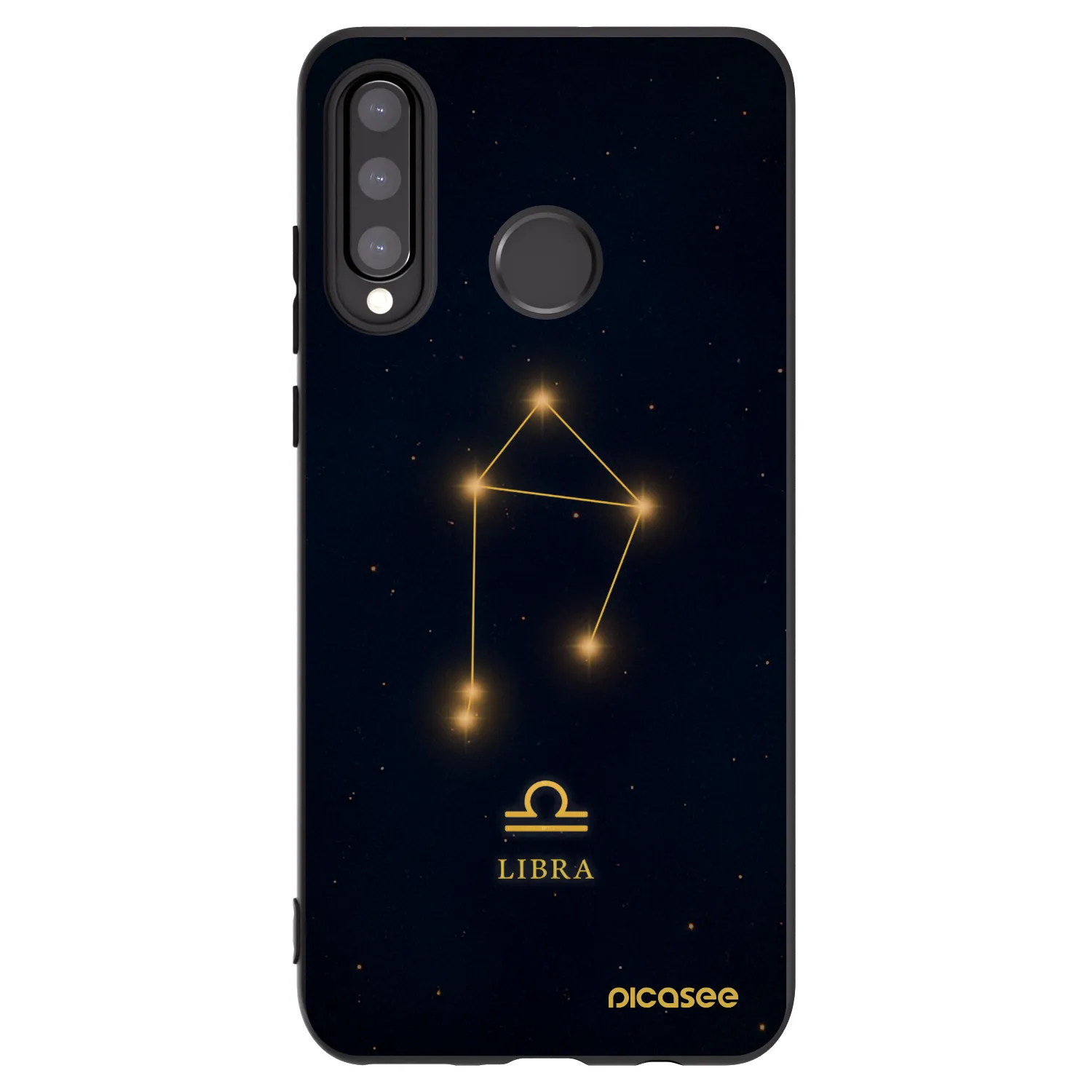 Picasee silikónový čierny obal pre Huawei P30 Lite - LIBRA