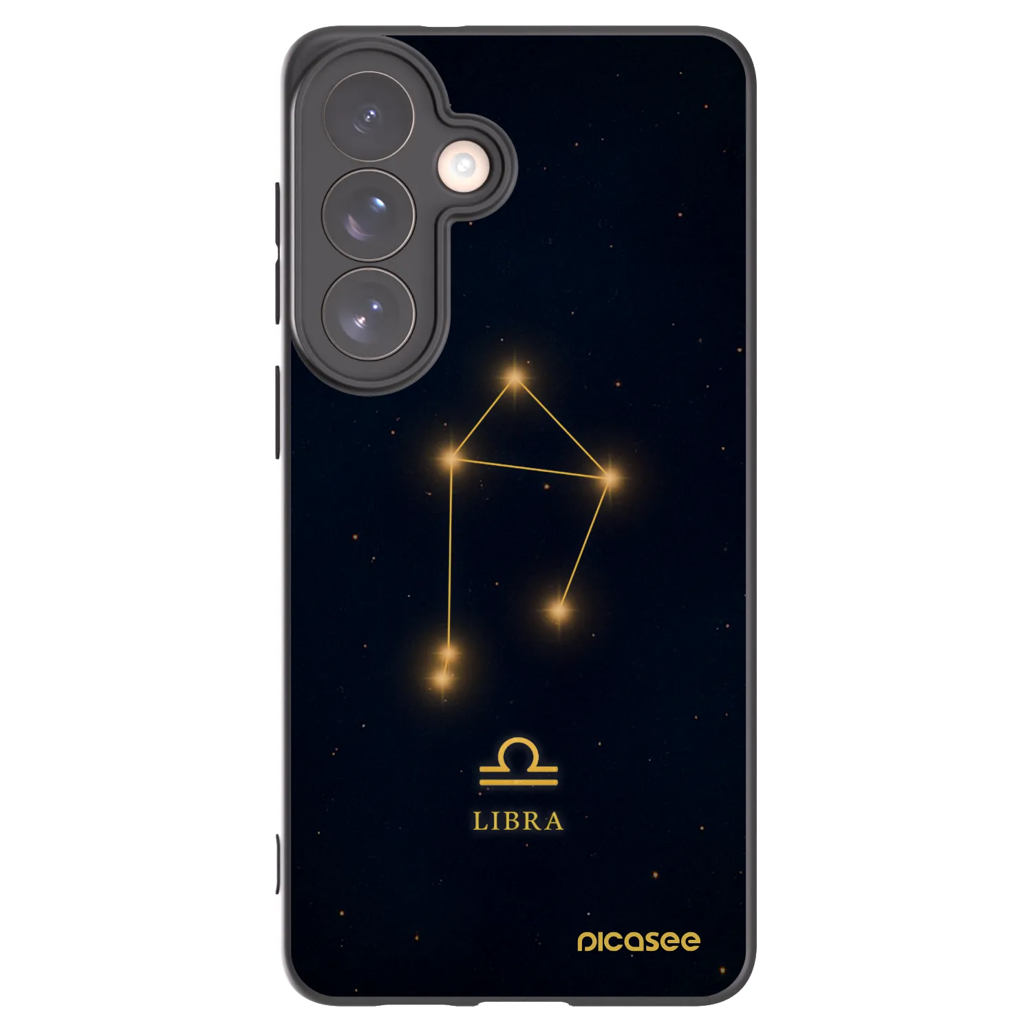 Picasee silikónový čierny obal pre Samsung Galaxy S26+ - LIBRA
