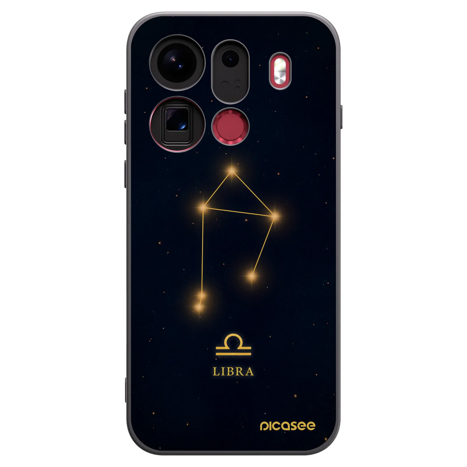 Picasee silikónový čierny obal pre OPPO Find X9 Pro - LIBRA