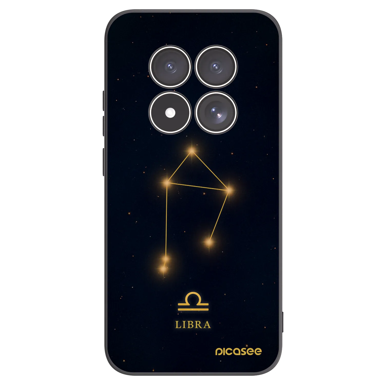 Picasee silikónový čierny obal pre Xiaomi Redmi Note 15 Pro 5G - LIBRA