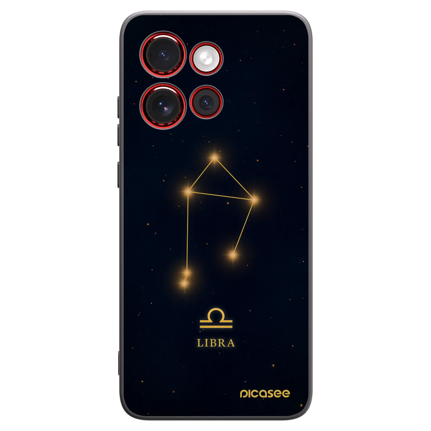 Picasee silikónový čierny obal pre Motorola Edge 60 Neo 5G - LIBRA
