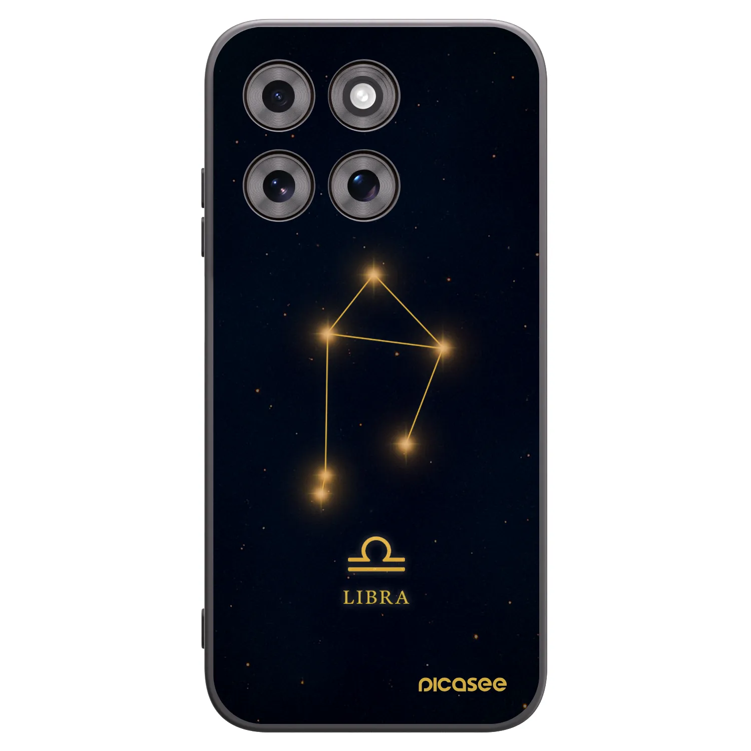 Picasee silikónový čierny obal pre Motorola Moto G77 - LIBRA