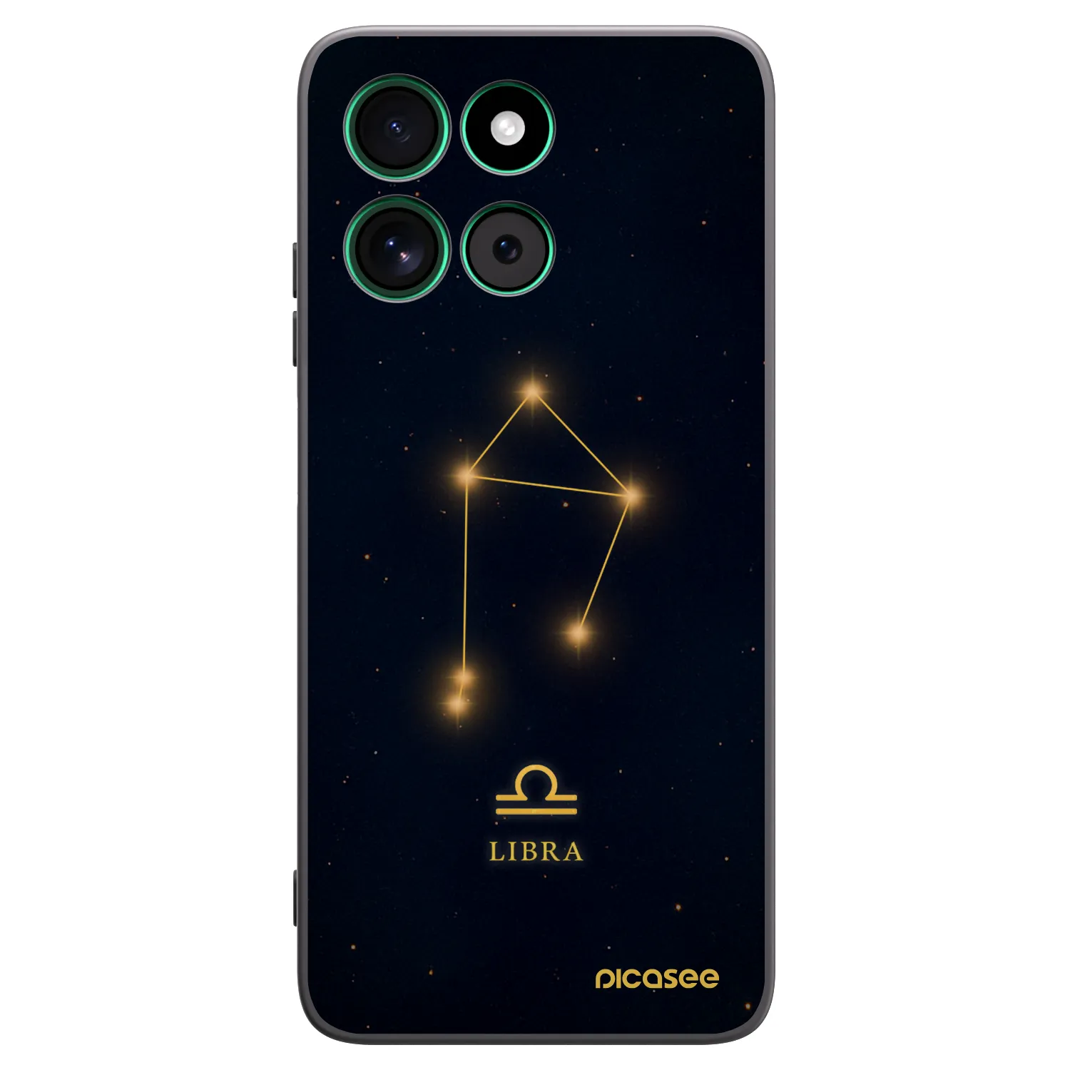Picasee silikónový čierny obal pre Motorola Moto G57 Power - LIBRA