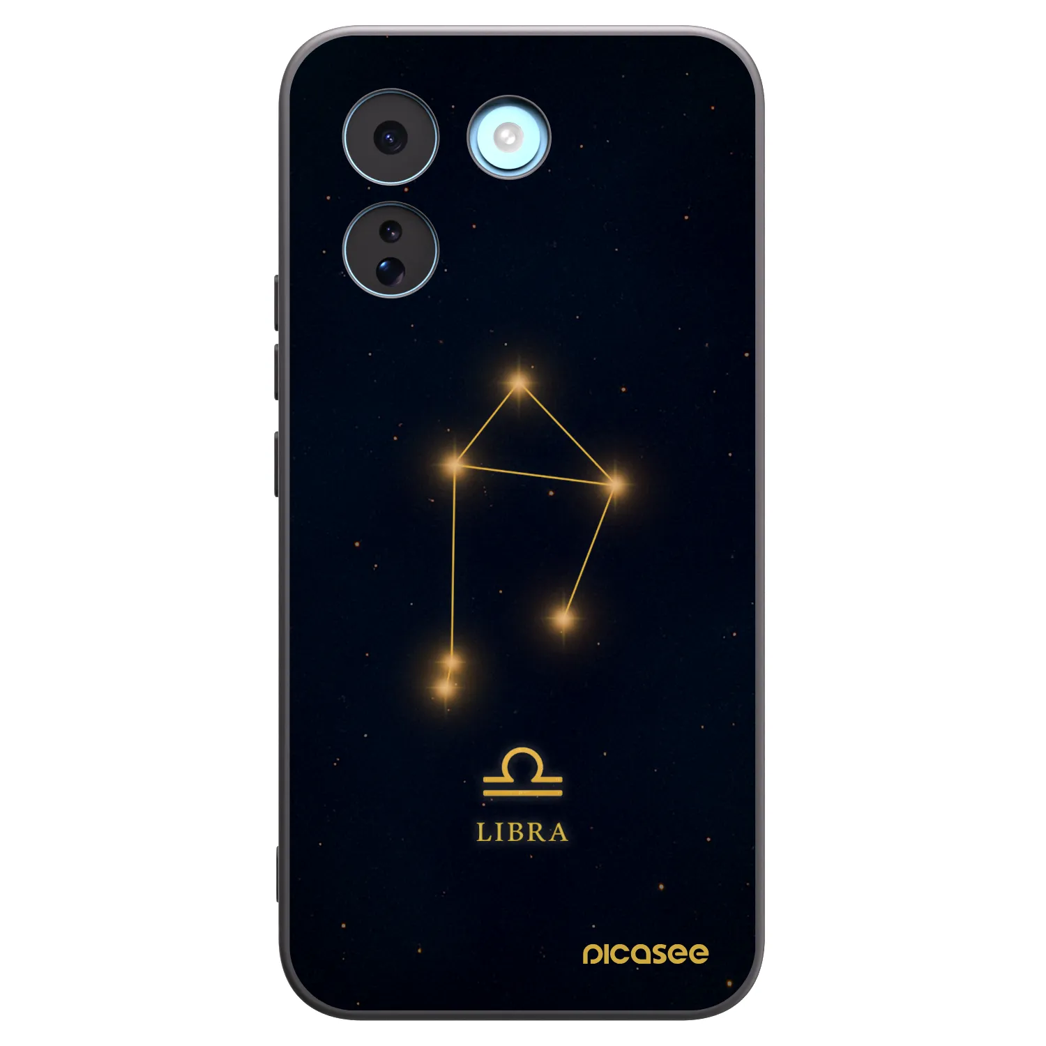 Picasee silikónový čierny obal pre Xiaomi Redmi Note 17 Pro MAX 5G - LIBRA