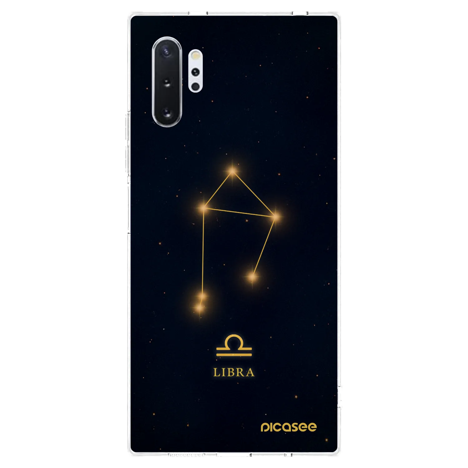 Picasee silikónový prehľadný obal pre Samsung Galaxy Note 10+ N975F - LIBRA