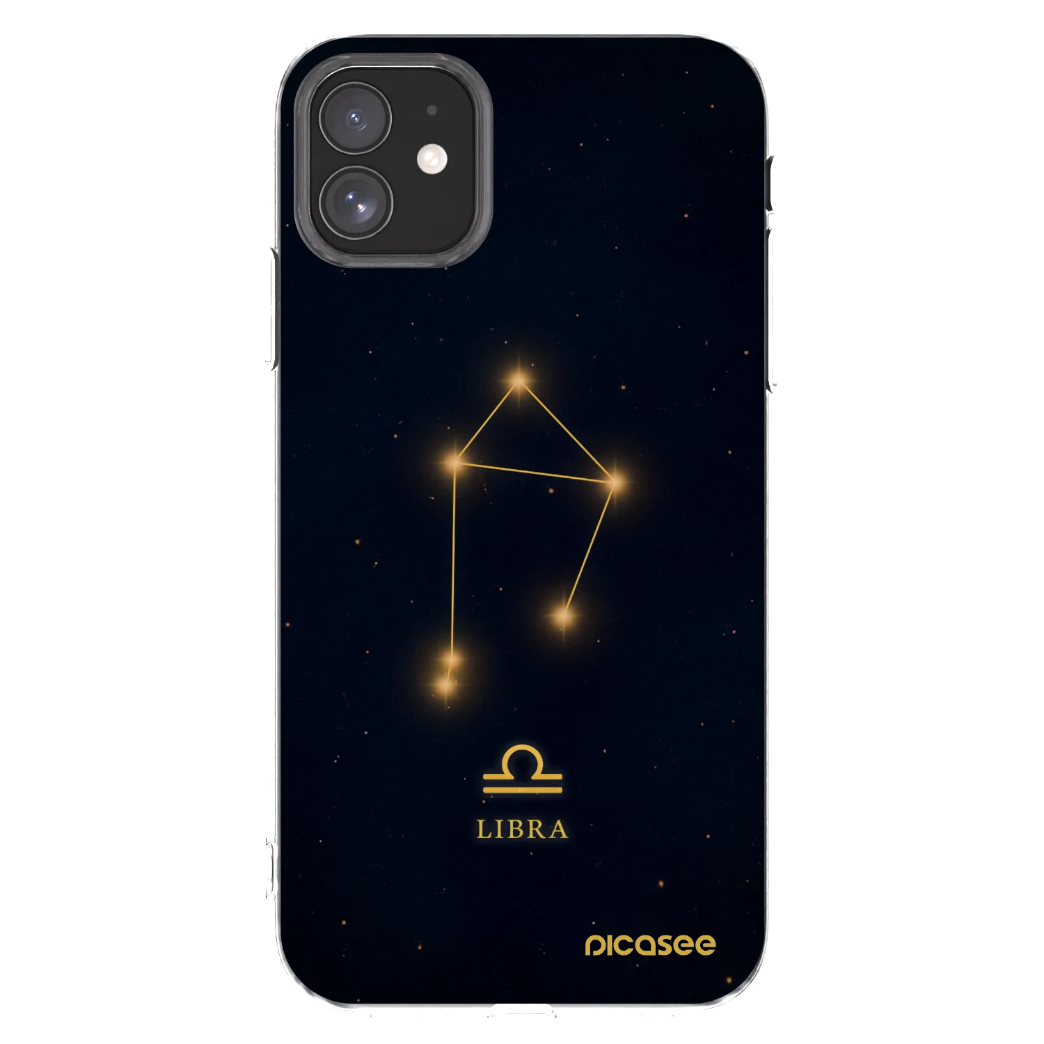 Picasee silikónový prehľadný obal pre Apple iPhone 11 - LIBRA