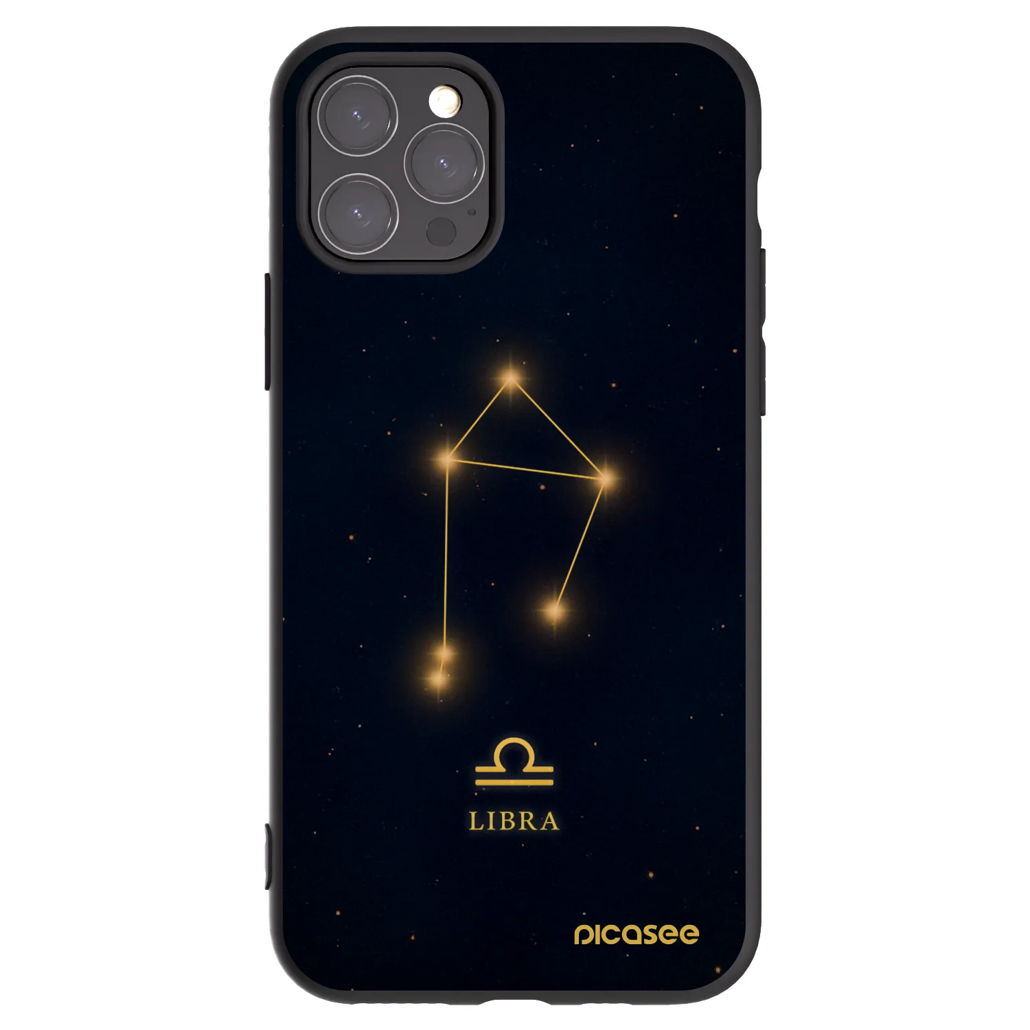 Picasee silikónový čierny obal pre Apple iPhone 11 Pro - LIBRA