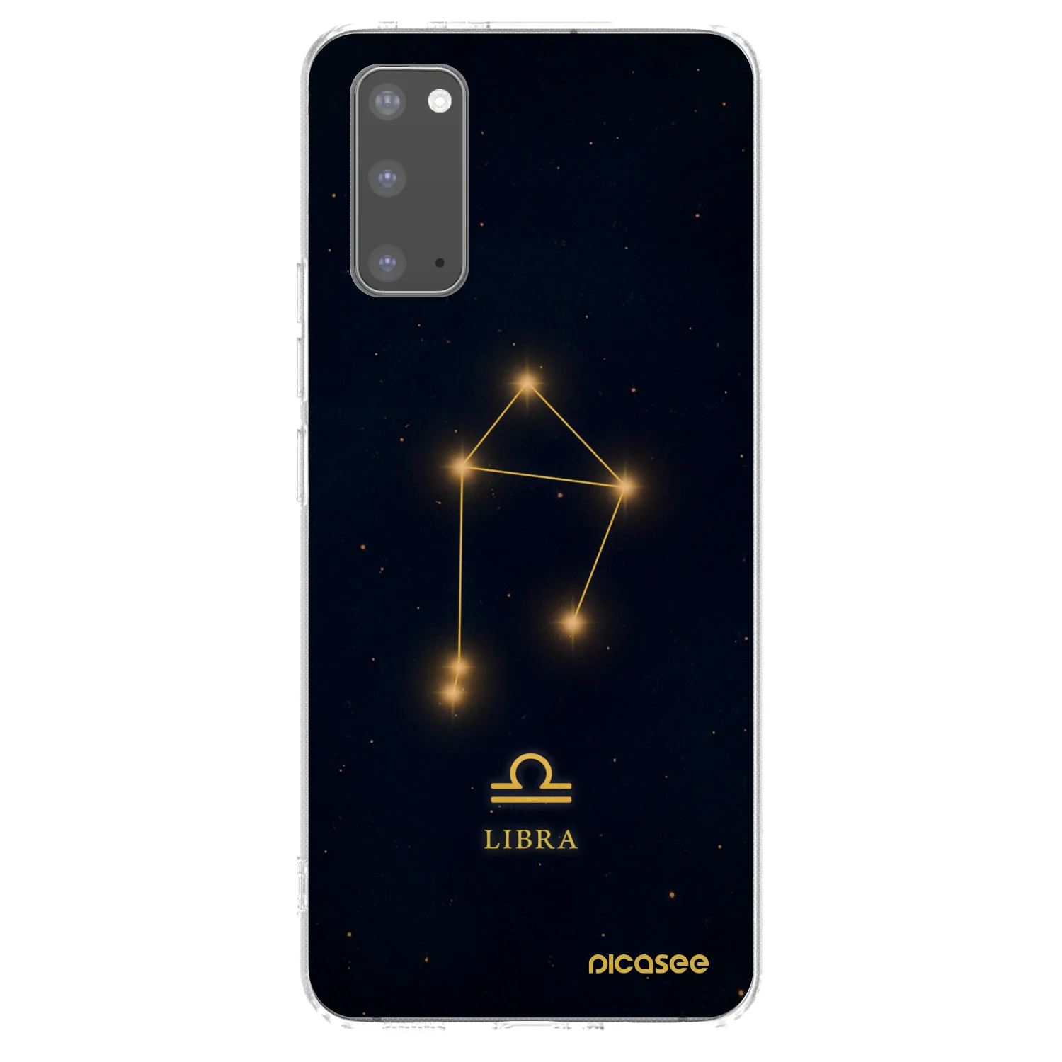 Picasee silikónový prehľadný obal pre Samsung Galaxy S20 G980F - LIBRA