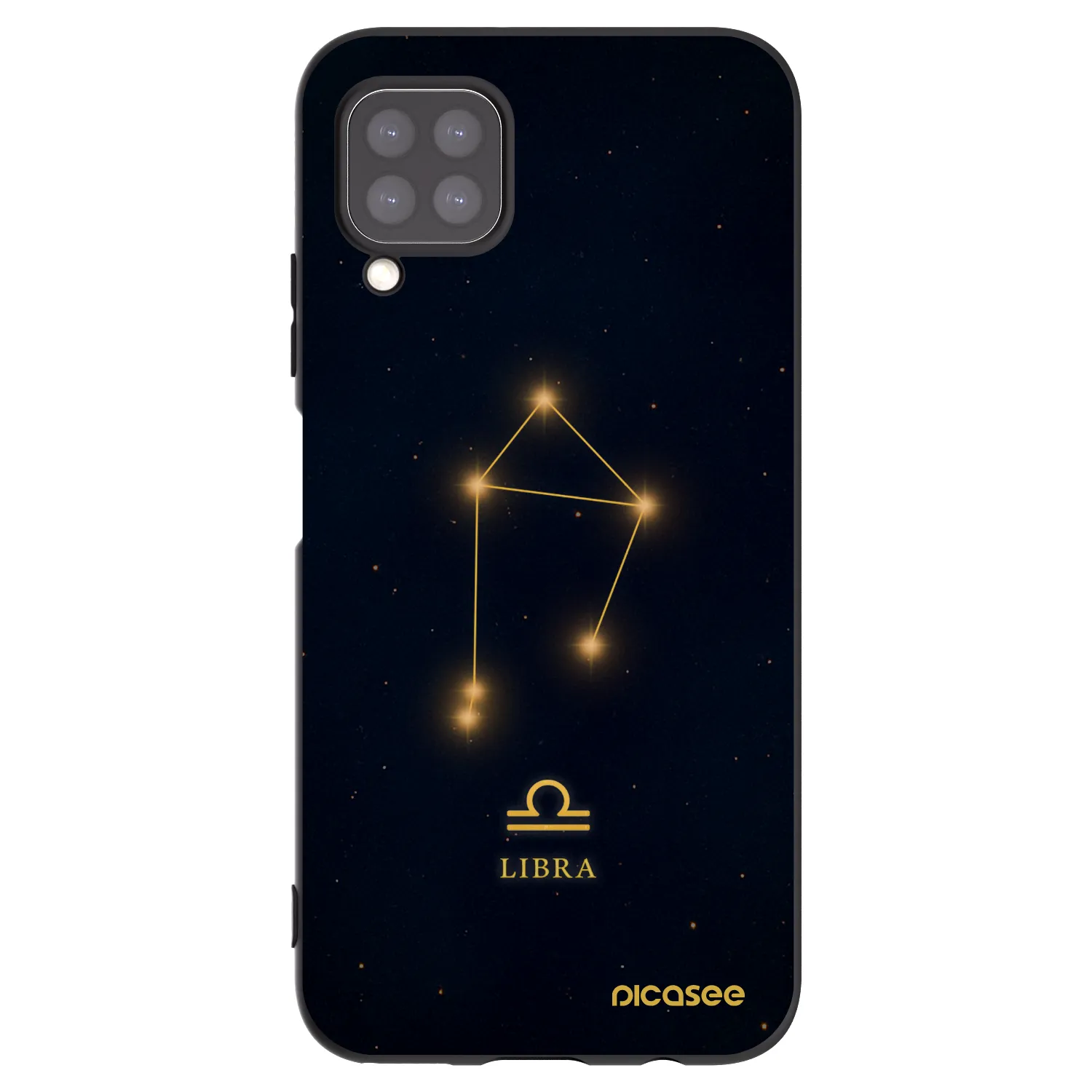 Picasee silikónový čierny obal pre Huawei P40 Lite - LIBRA