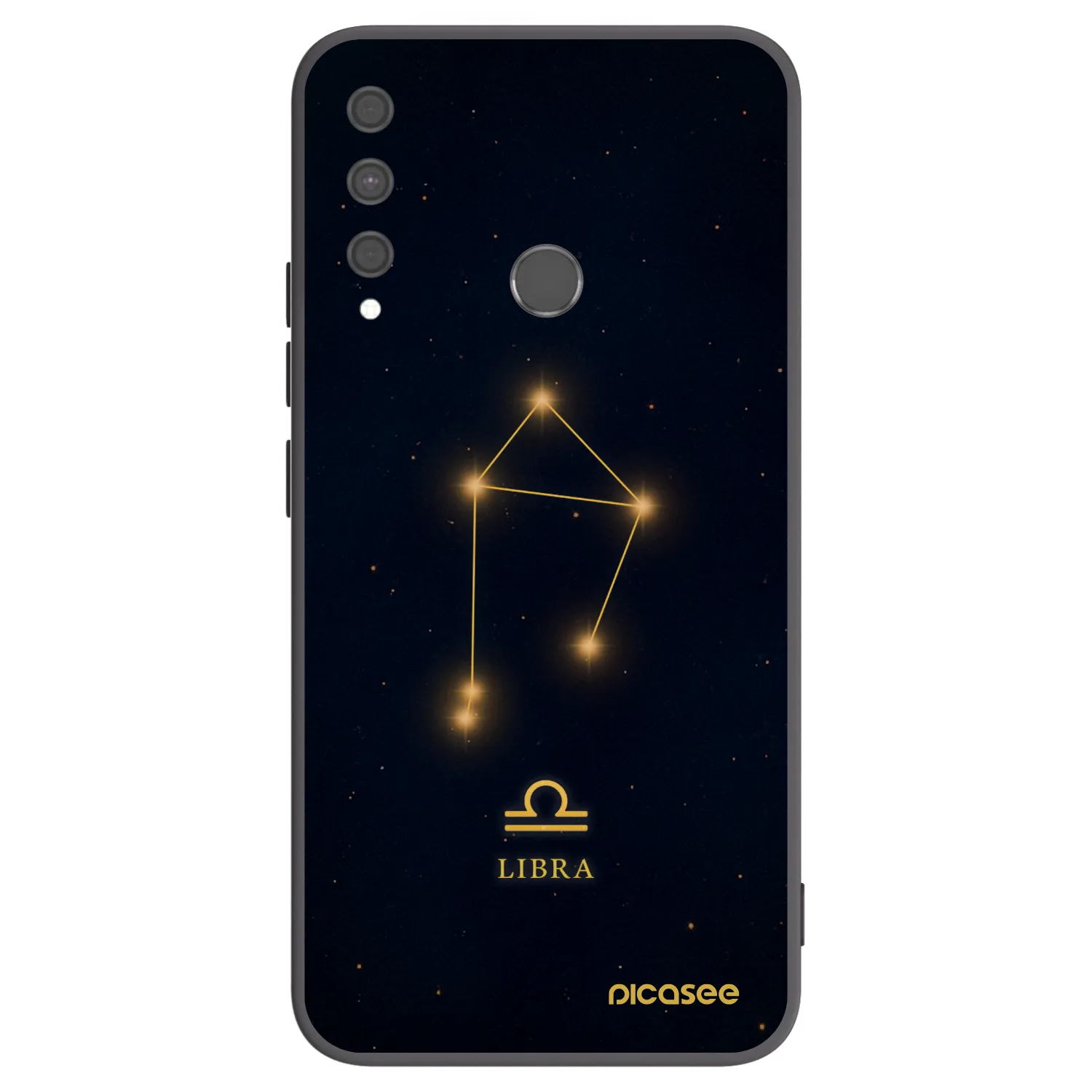Picasee silikónový čierny obal pre Huawei P40 Lite E - LIBRA