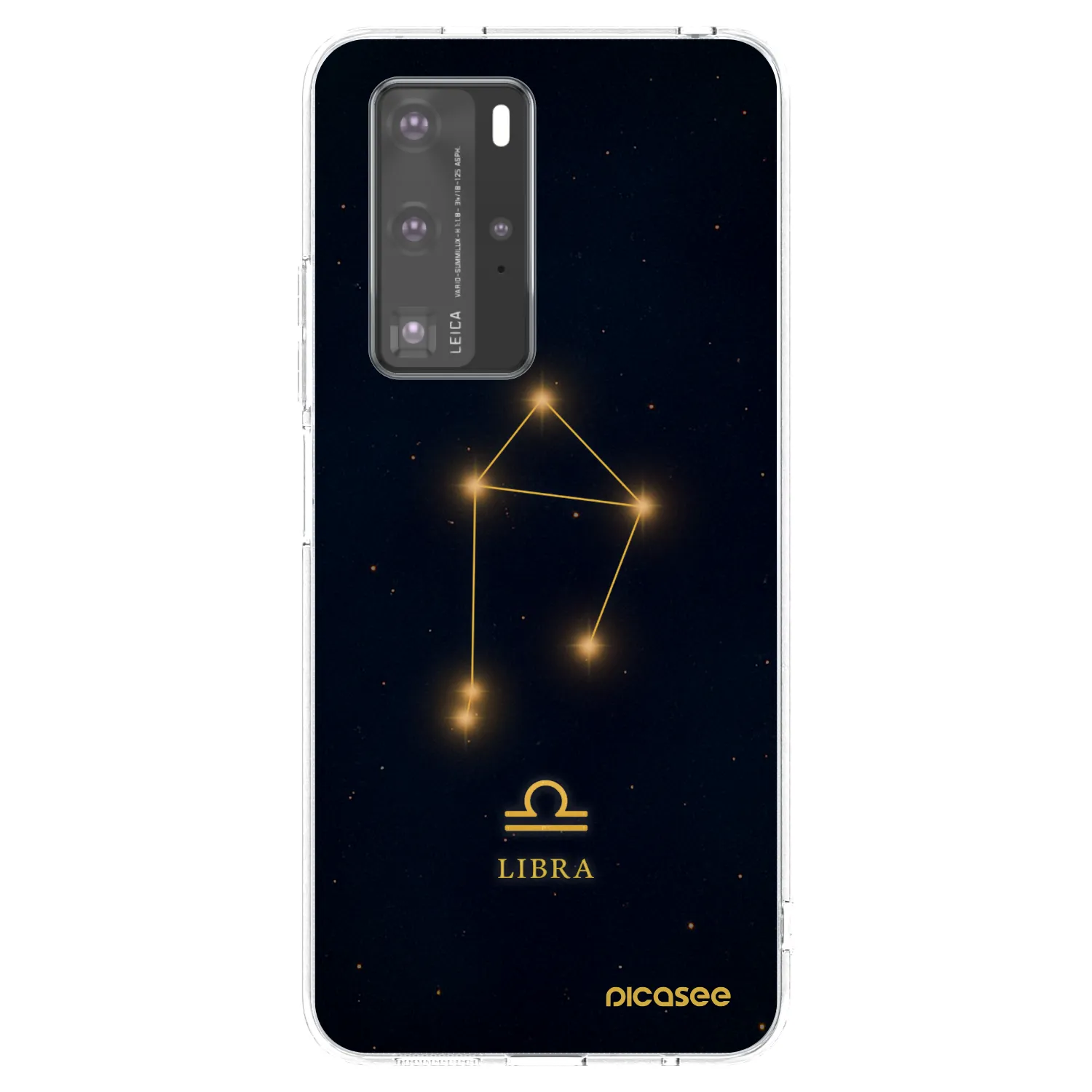 Picasee silikónový prehľadný obal pre Huawei P40 Pro - LIBRA