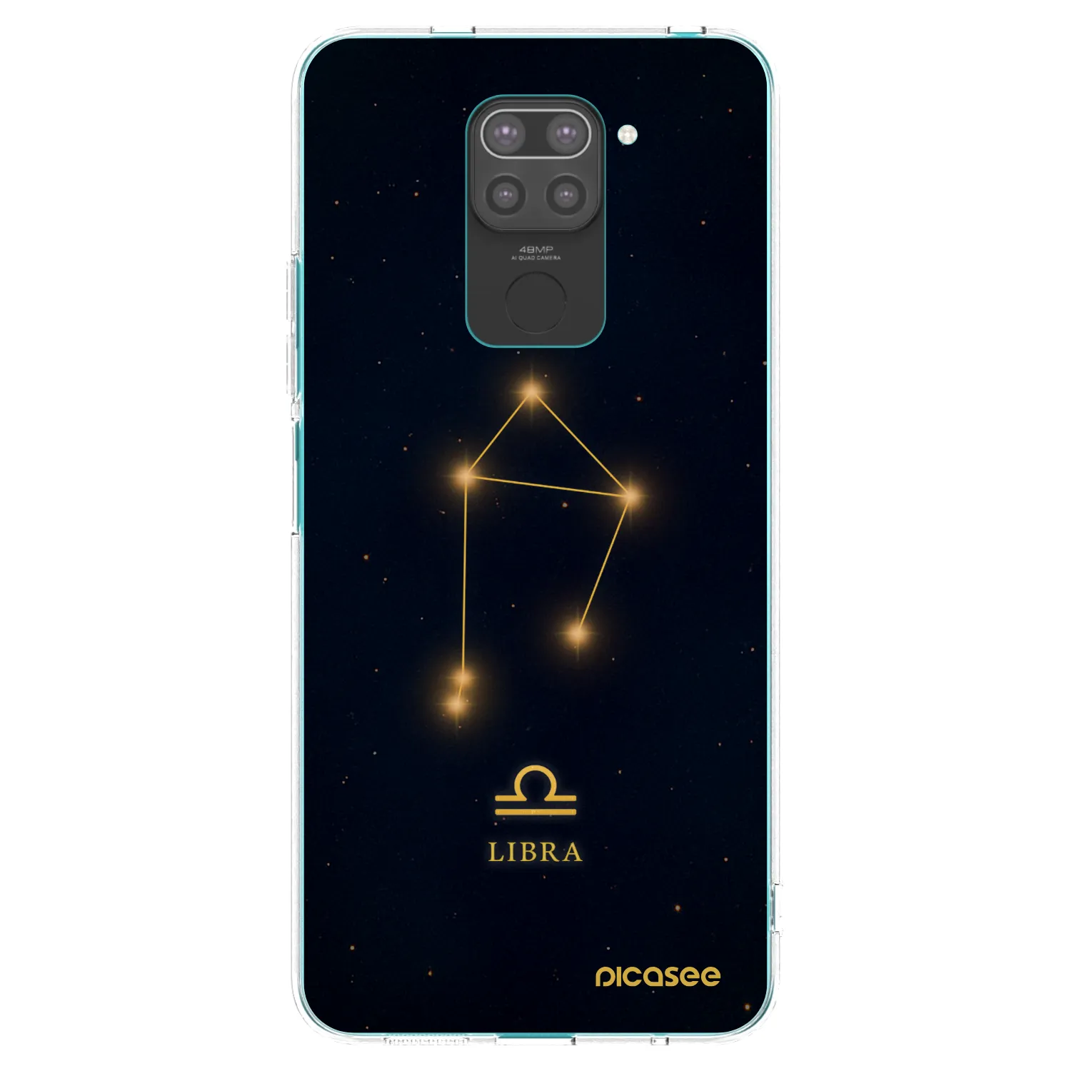 Picasee silikónový čierny obal pre Xiaomi Redmi Note 9 - LIBRA