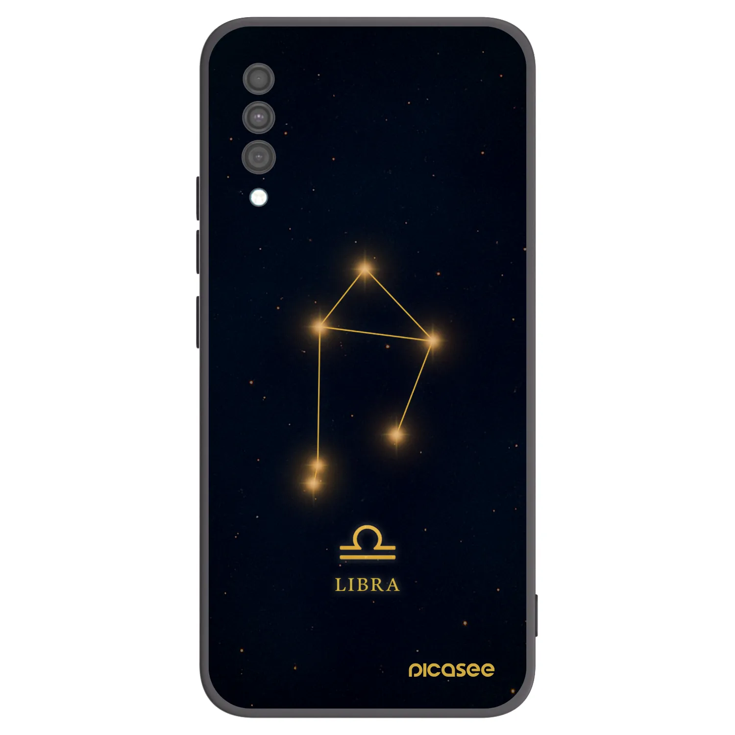 Picasee silikónový čierny obal pre Samsung Galaxy A30s A307F - LIBRA
