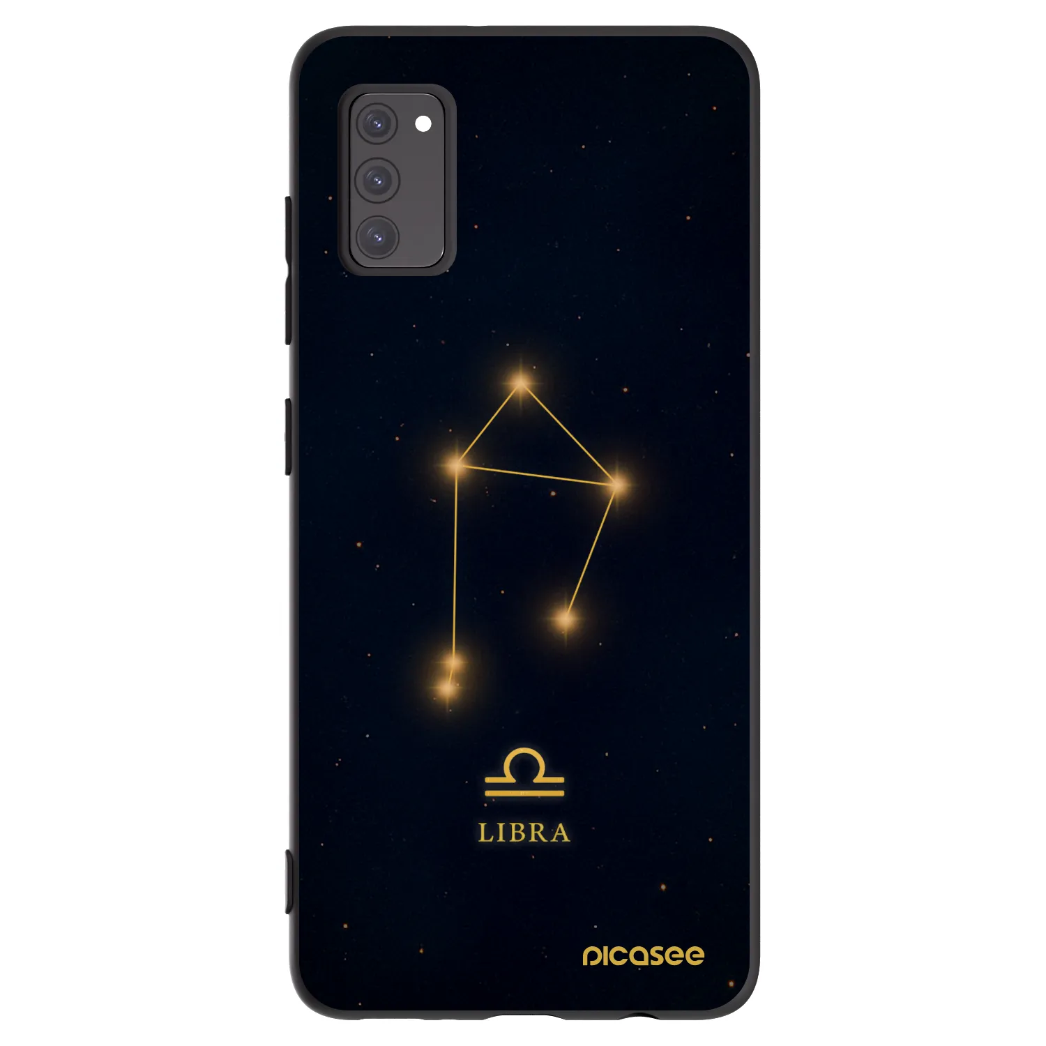 Picasee silikónový čierny obal pre Samsung Galaxy A41 A415F - LIBRA
