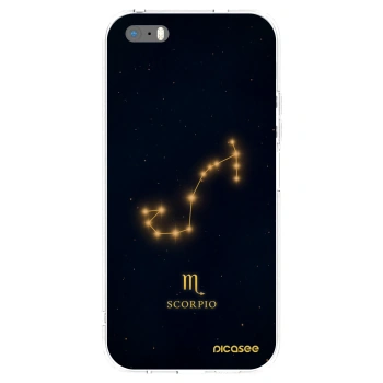 Picasee silikónový prehľadný obal pre Apple iPhone 5/5S/SE - SCORPIO