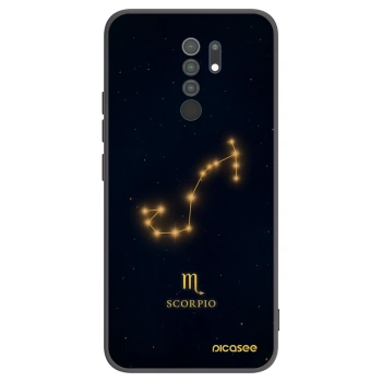 Picasee silikónový čierny obal pre Xiaomi Redmi 9 - SCORPIO
