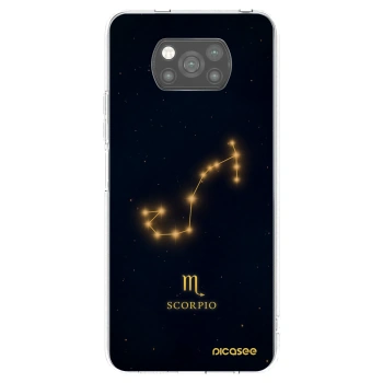 Picasee silikónový čierny obal pre Xiaomi Poco X3 - SCORPIO