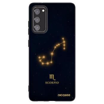 Picasee silikónový čierny obal pre Samsung Galaxy S20 FE - SCORPIO