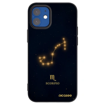 Picasee silikónový čierny obal pre Apple iPhone 12 mini - SCORPIO