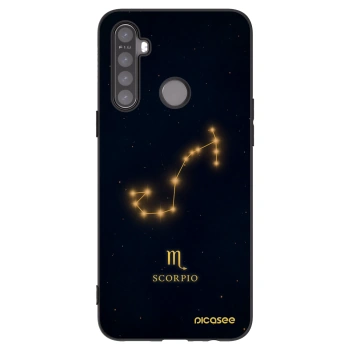 Picasee silikónový čierny obal pre Realme 6i - SCORPIO
