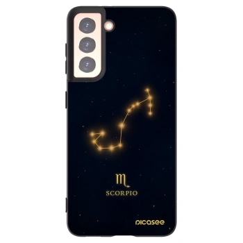 Picasee silikónový čierny obal pre Samsung Galaxy S21 5G G991B - SCORPIO