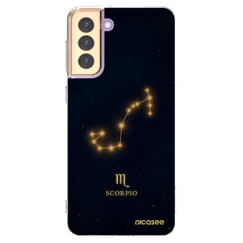 Picasee silikónový prehľadný obal pre Samsung Galaxy S21+ 5G G996F - SCORPIO