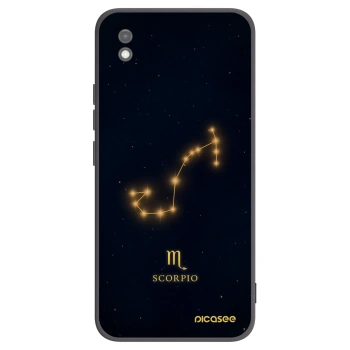 Picasee silikónový čierny obal pre Xiaomi Redmi 9AT - SCORPIO