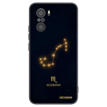 Picasee silikónový čierny obal pre Xiaomi Poco F3 - SCORPIO