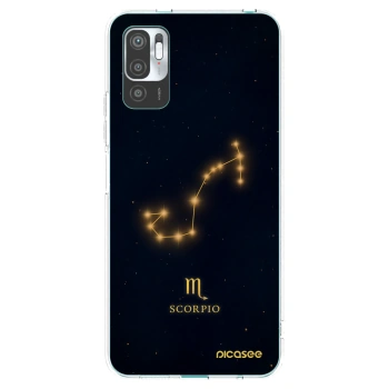 Picasee silikónový prehľadný obal pre Xiaomi Redmi Note 10 5G - SCORPIO