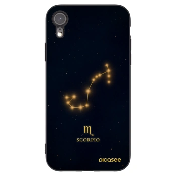 Picasee silikónový čierny obal pre Apple iPhone XR - SCORPIO