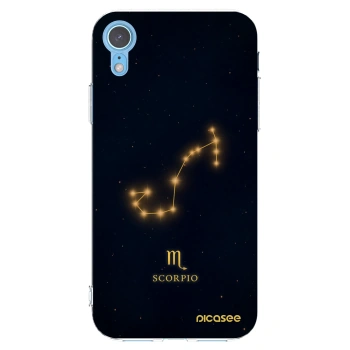 Picasee silikónový prehľadný obal pre Apple iPhone XR - SCORPIO