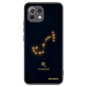 Picasee silikónový čierny obal pre Xiaomi 11 Lite 5G NE - SCORPIO