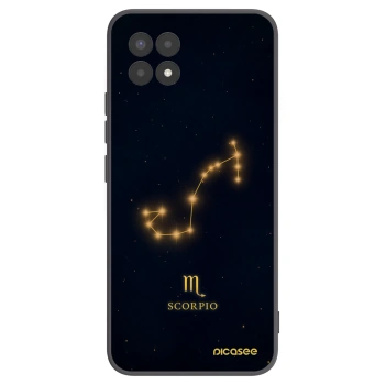 Picasee silikónový čierny obal pre Realme 8i - SCORPIO