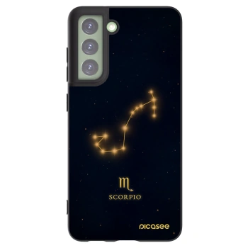Picasee silikónový čierny obal pre Samsung Galaxy S21 FE 5G - SCORPIO