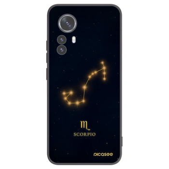 Picasee silikónový čierny obal pre Xiaomi 12 Pro - SCORPIO