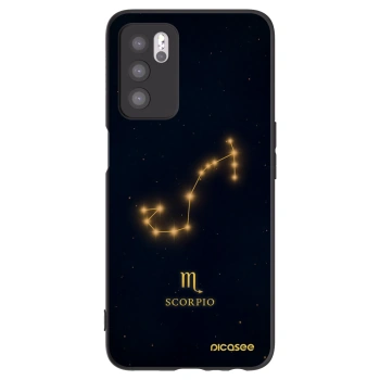 Picasee silikónový čierny obal pre OPPO A16s - SCORPIO