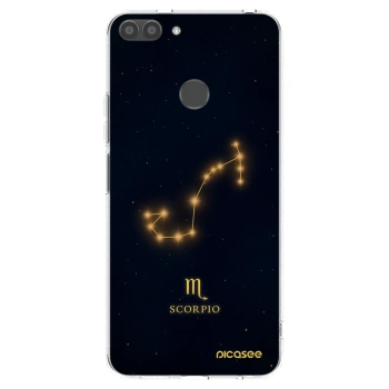 Picasee silikónový prehľadný obal pre Huawei P Smart - SCORPIO