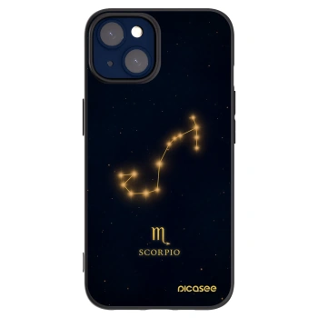 Picasee silikónový čierny obal pre Apple iPhone 14 - SCORPIO