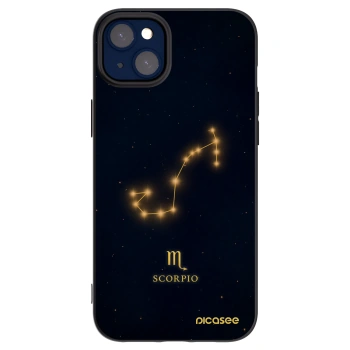 Picasee silikónový čierny obal pre Apple iPhone 14 Plus - SCORPIO